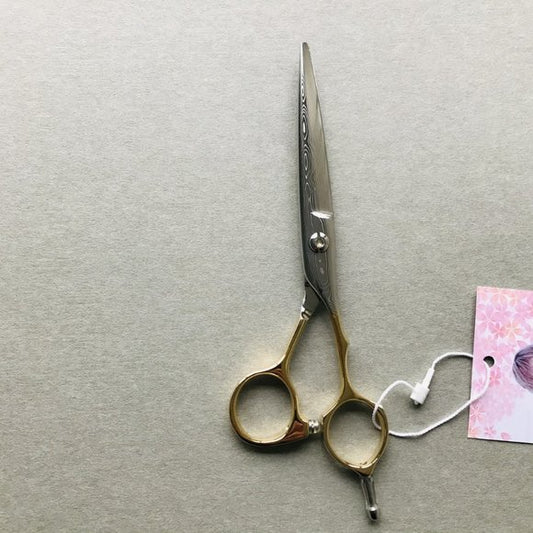Matsuzaki Scissors Jr.SHIHOU Gold,Damascus,New Model, 3Y- Warranty Made in Japan