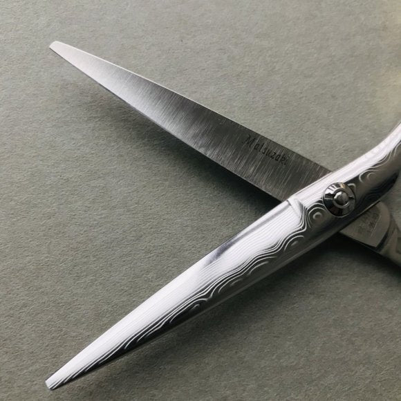 Matsuzaki Scissors Jr.SHIHOU Gold,Damascus,New Model, 3Y- Warranty Made in Japan