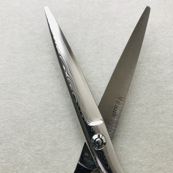 Matsuzaki Scissors Jr.SHIHOU Gold,Damascus,New Model, 3Y- Warranty Made in Japan