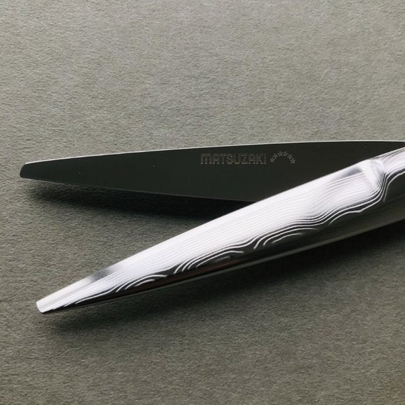 Matsuzaki Scissors Jr.SHIHOU Gold,Damascus,New Model, 3Y- Warranty Made in Japan
