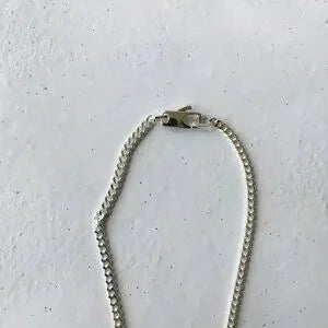 Gucci Trademark G Bar Pendant & 20"  Chain Necklace