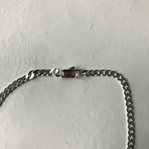Gucci Necklace Open G Cutout GG Ring Pendant Silver Ag925 Curb Chain w GucciBox